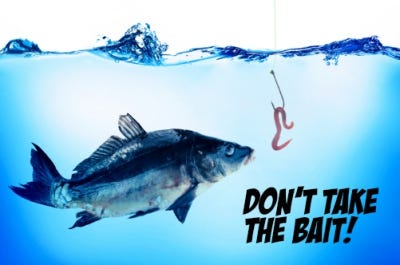 Don't Take The Bait! | Thriveology