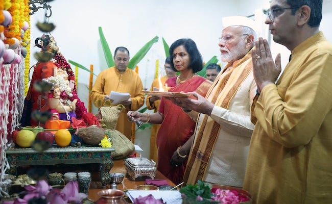'Nothing Wrong': Chief Justice On PM's Ganesh Puja Visit To His Residence