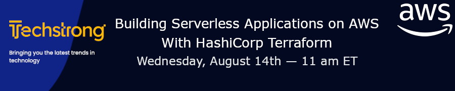 Building Serverless Applications on AWS With HashiCorp Terraform (Aug. 14th)