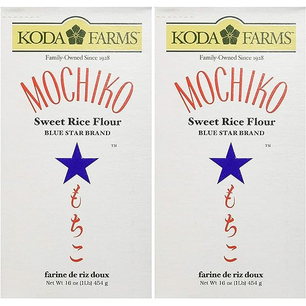 Amazon.com : Koda Farms Mochiko Sweet Rice Flour, Blue Star, 1 Pound (Pack  of 12) : Grocery & Gourmet Food