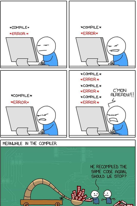 This may contain: the comic strip shows how people are using computers