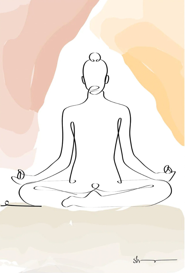 yoga, meditation, sukhasana, effort, ease, stress