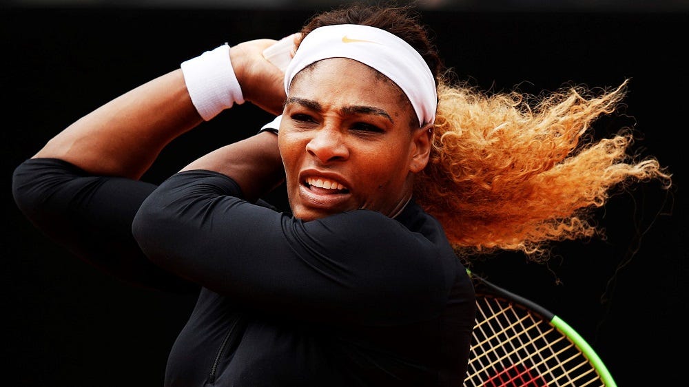 serena williams out of italian open from injury