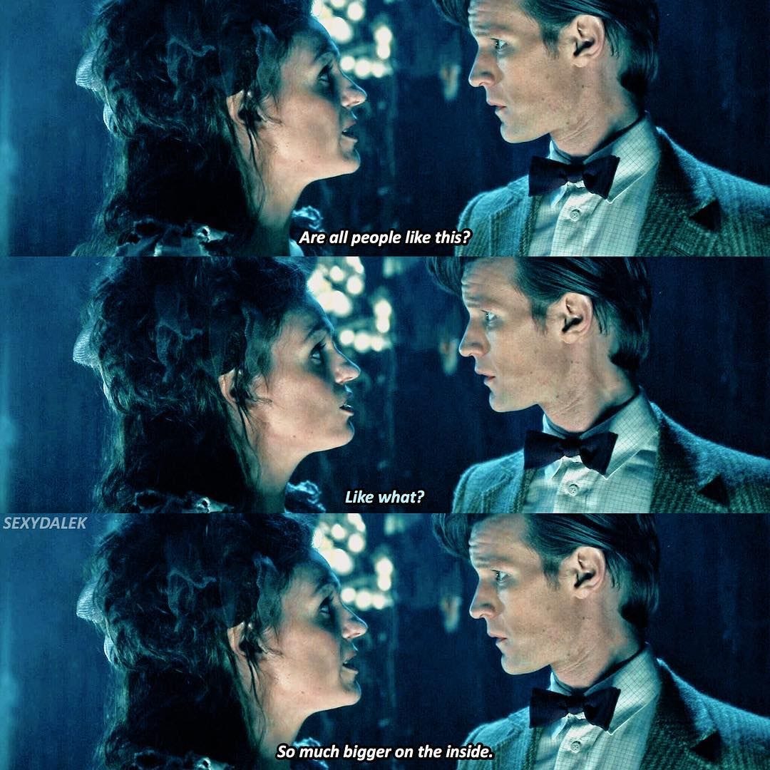 Screencaps of a scene from The Doctor's Wife, a Doctor Who episode