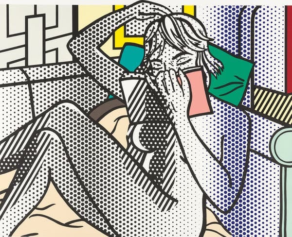 Roy Lichtenstein "Nude Reading," 1994