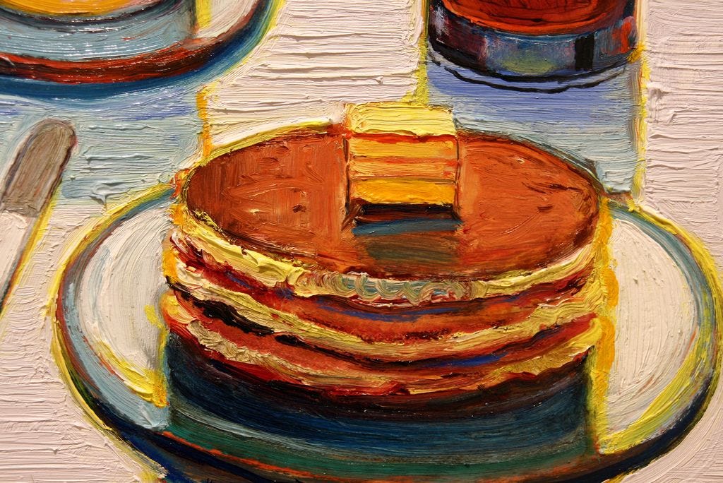 Pancake Breakfast (detail) | Wayne thiebaud, Wayne thiebaud ...