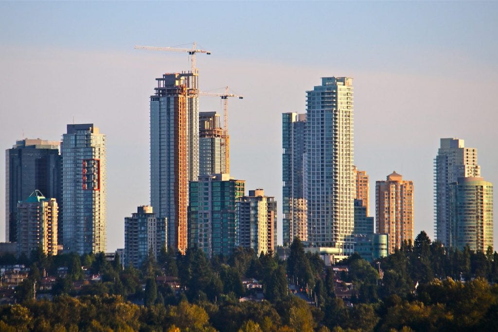 The bizarre reality where Metro Vancouver's tallest towers ...