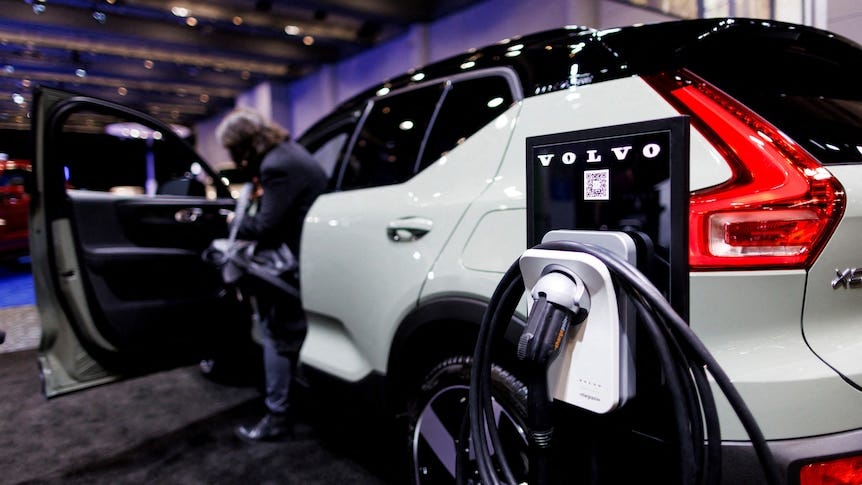 Volvo eases 2030 electric vehicle target to 90 per cent, citing evolved  market conditions - ABC News