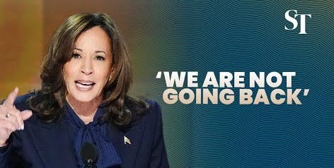 We are not going back': Harris on a second Trump presidency - YouTube