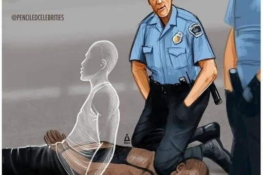 SYMBOLISM OF GEORGE FLOYD and DEREK CHAUVIN: Knee of Oppression on the Neck  of the Poor. | Deji Okegbile's Blog