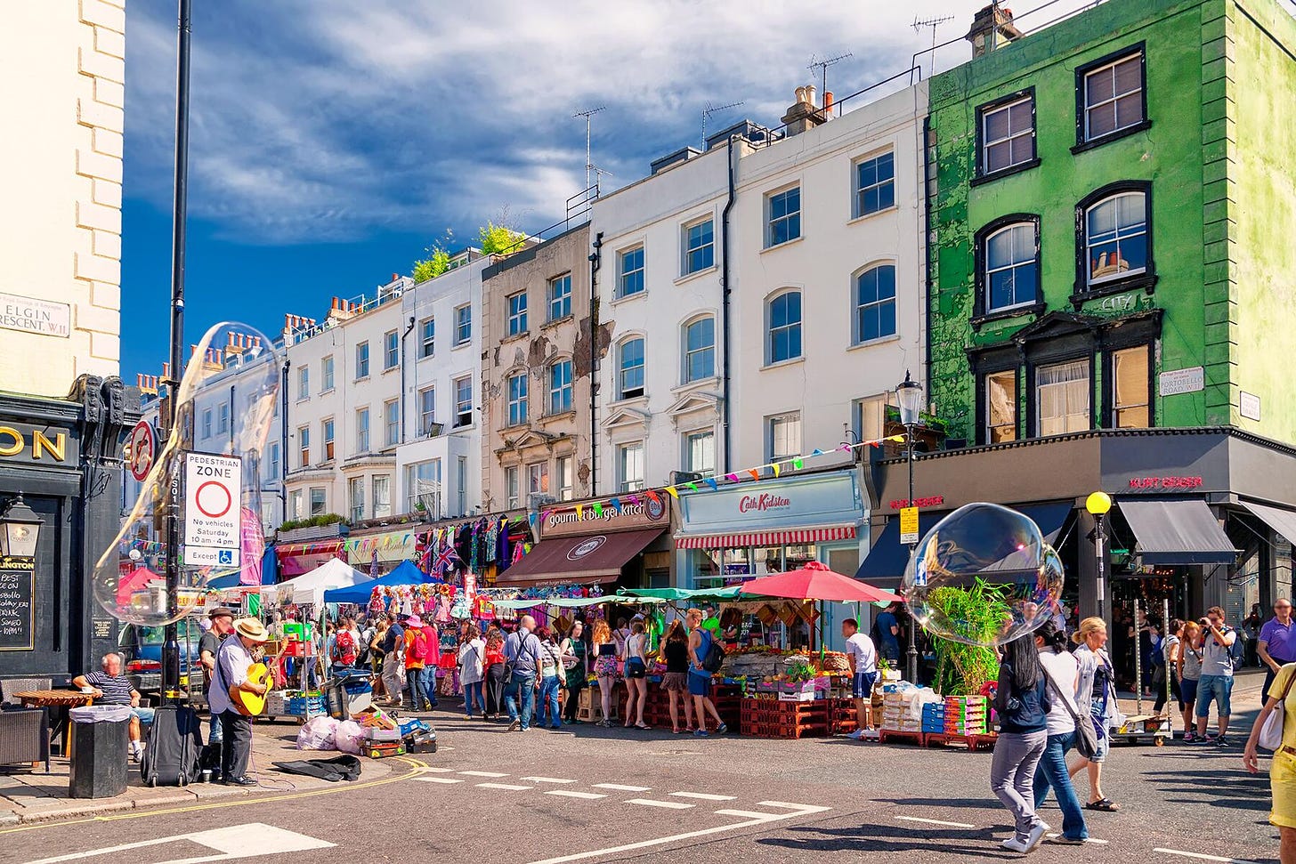 Explore Portobello Road in Notting Hill, London