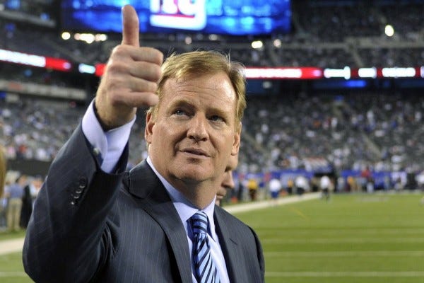 roger goodell happy with nfl controversy 2015 images