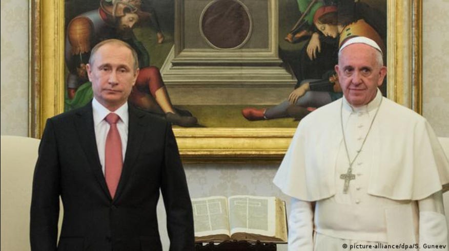 Pope, Putin and Ukraine in crisis : Peoples Dispatch