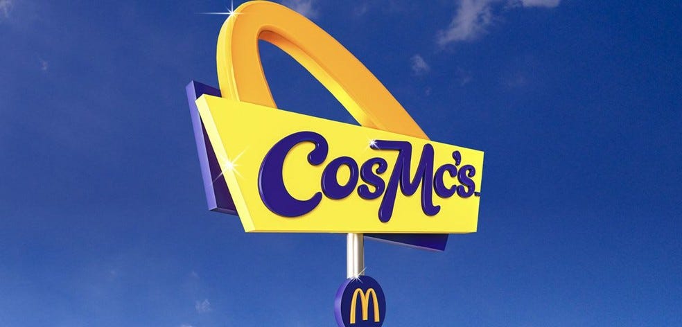 McDonald's lança rede de cafeterias CosMc's, nova concorrente do Starbucks  | Negócios | G1