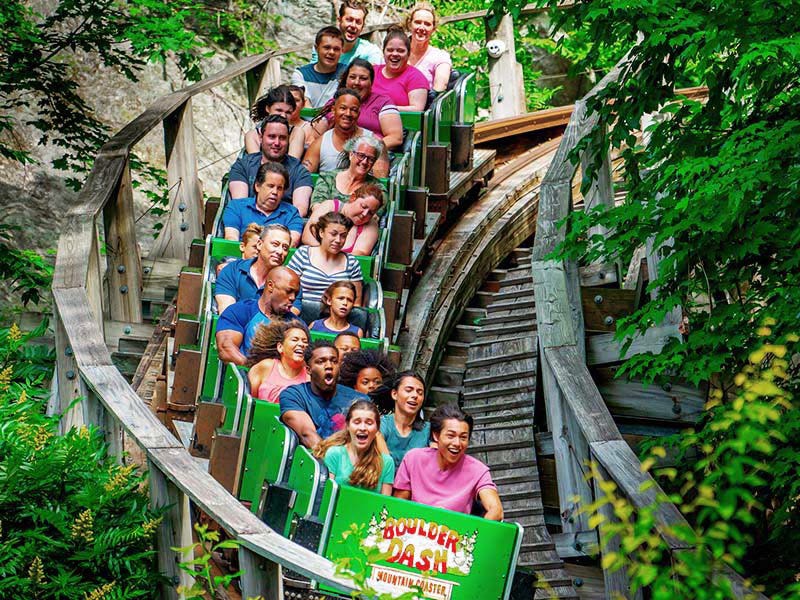 Boulder Dash coaster Lake Compounce