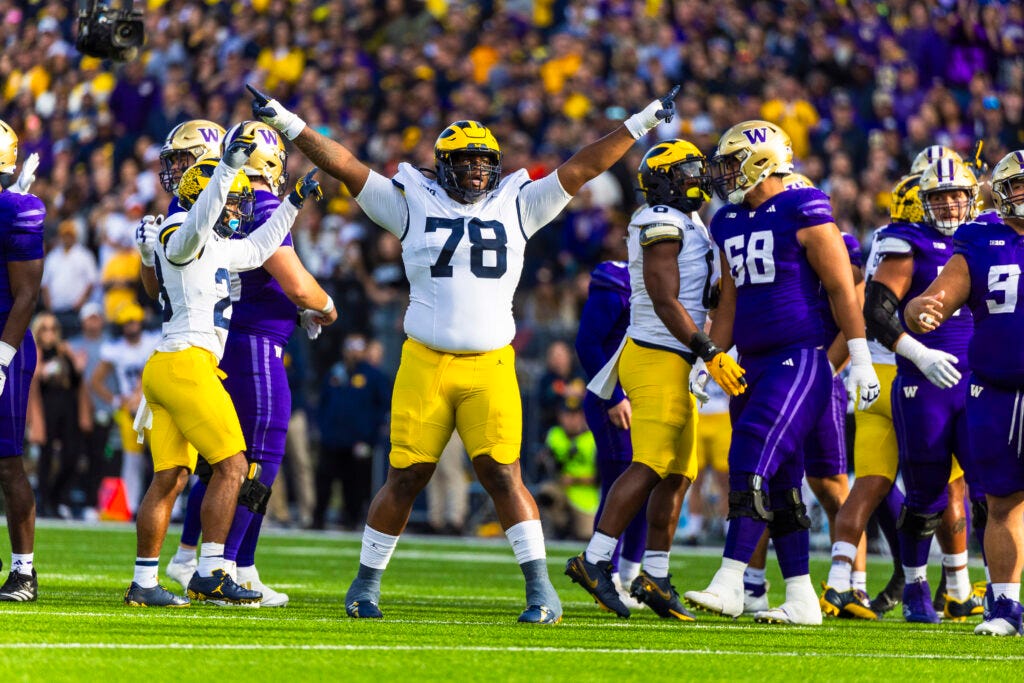 Kenneth Grant 2025 NFL Draft: Scouting Report For Michigan Wolverines DT |  The 33rd Team
