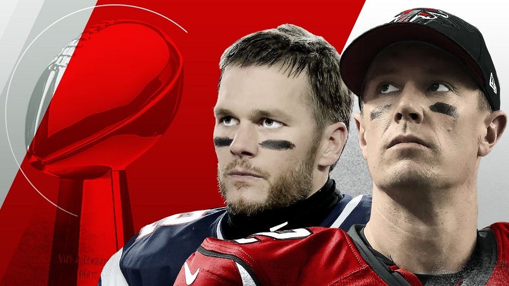 Matt Ryan vs. Tom Brady: Super Bowl 51 2017 images