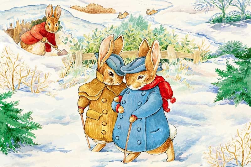 Rabbit's Winter Walk(Peter Rabbit), 24 Pieces, New York Puzzle Co | Puzzle  Warehouse