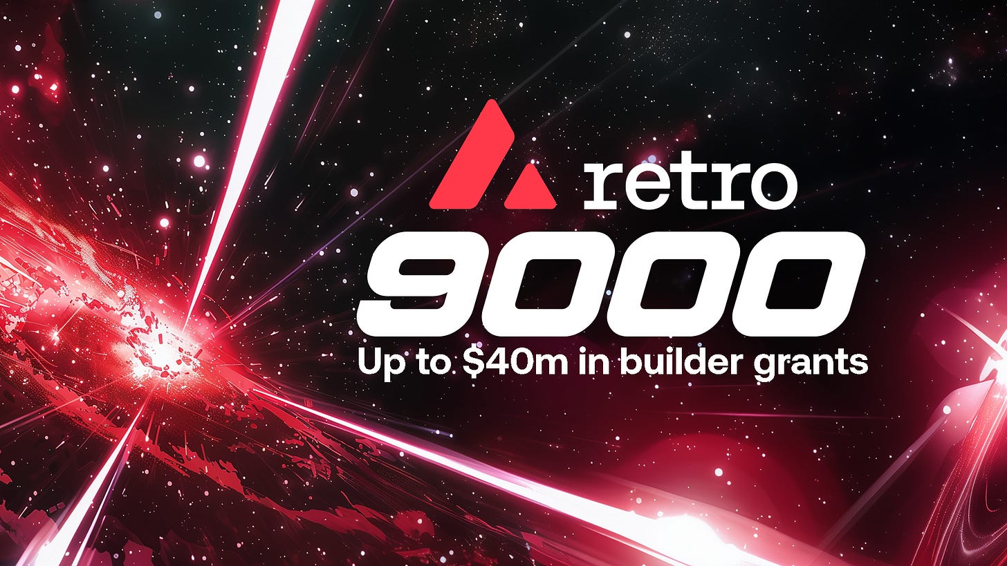 Retro9000, a $40M Grant Program, Rewards Developers Building Avalanche L1s  | Avalanche Blog