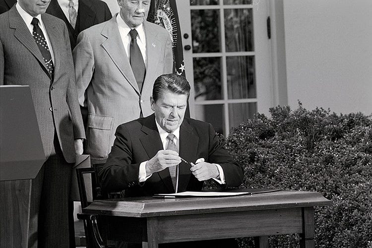 Signing Ceremonies | Ronald Reagan