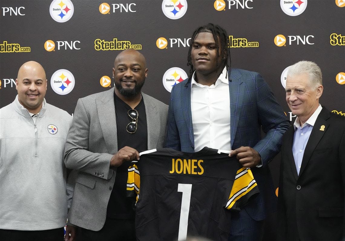 Steelers 1st-round pick Broderick Jones finds inspiration in support system  back home | Pittsburgh Post-Gazette