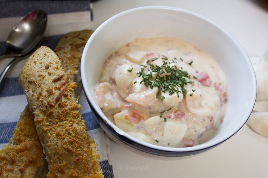 Garlic Prawn Soup-4