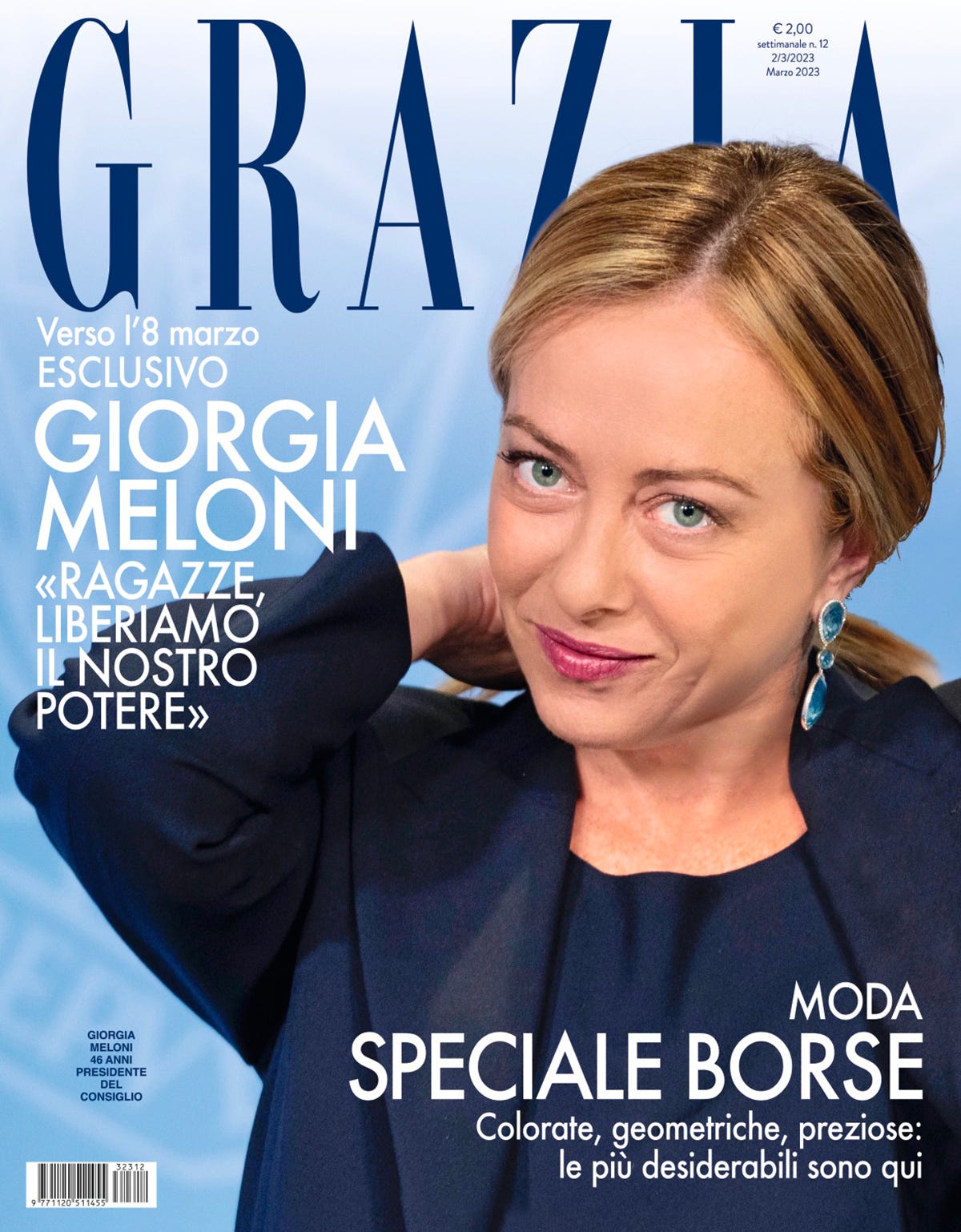 Grazia è in edicola con Giorgia Meloni - Grazia.it