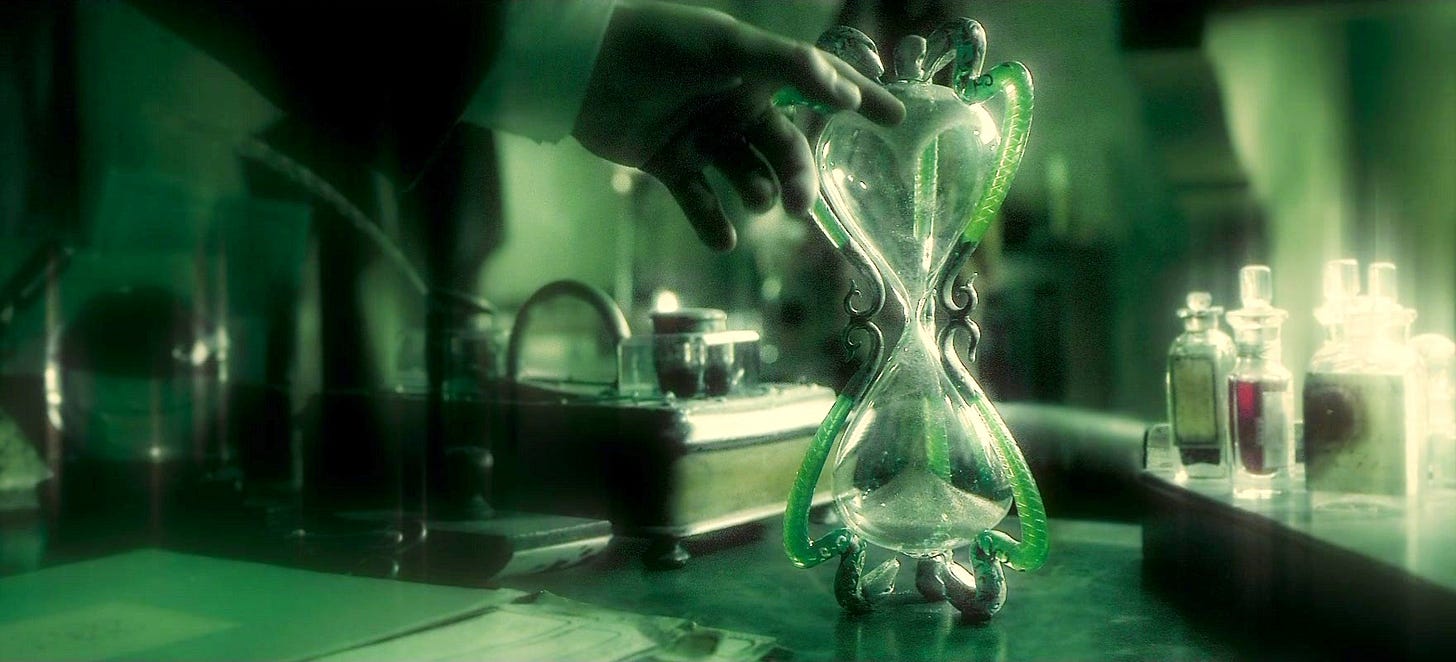 Slughorn's Hourglass | Harry Potter Wiki | Fandom
