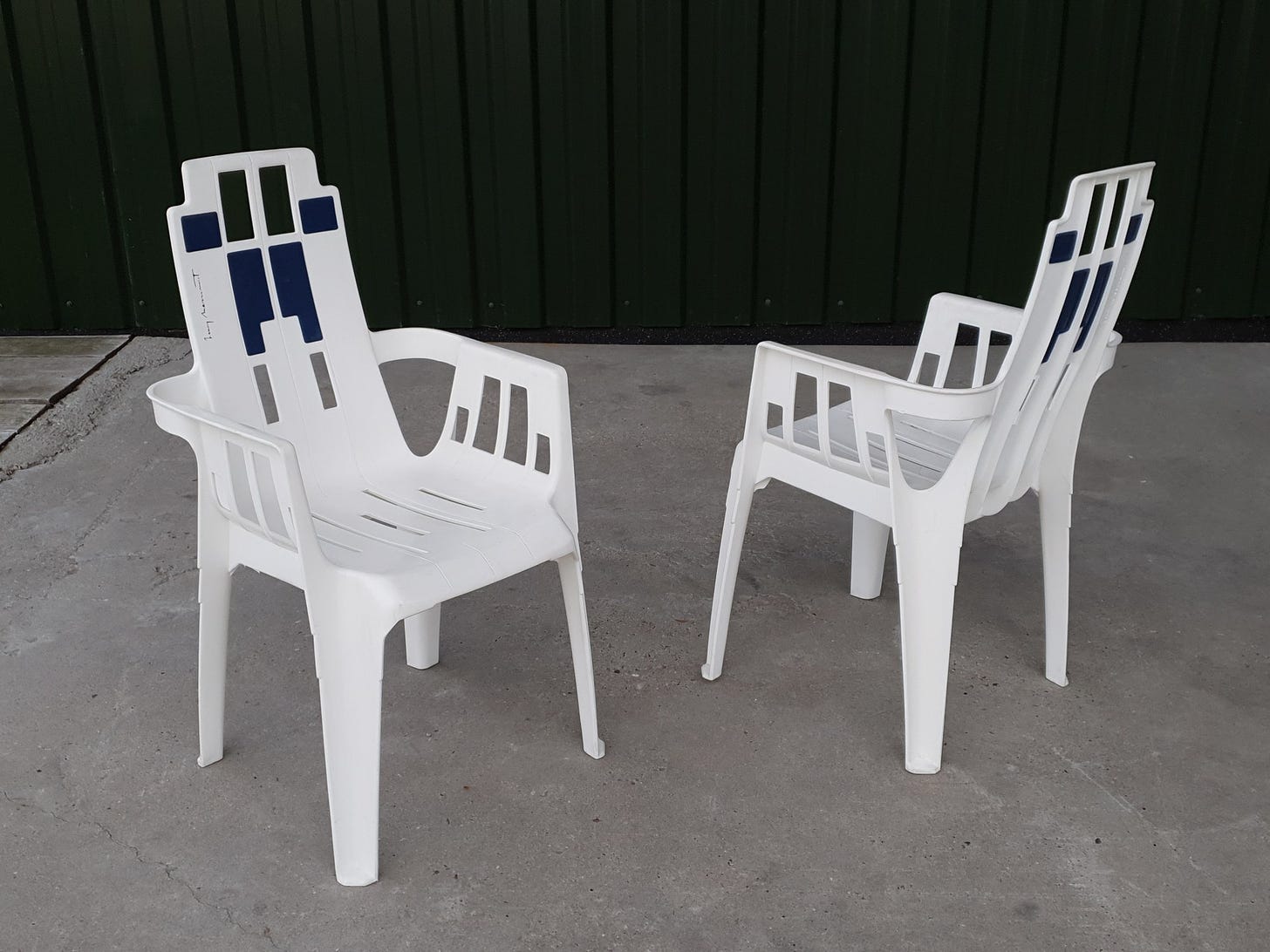 Pierre Paulin - Henry Massonnet Stamp - chairs garden chairs (2) - Boston  garden chair - Catawiki