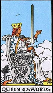 Queen of Swords Tarot Card Meaning