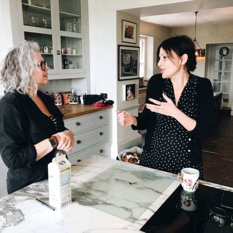 pearl lowe and madaboutthehouse.com in her devol kitchen image by sophie robinson