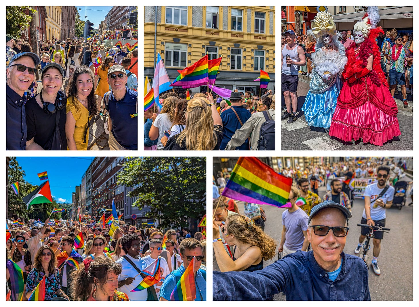 Composite of pride images