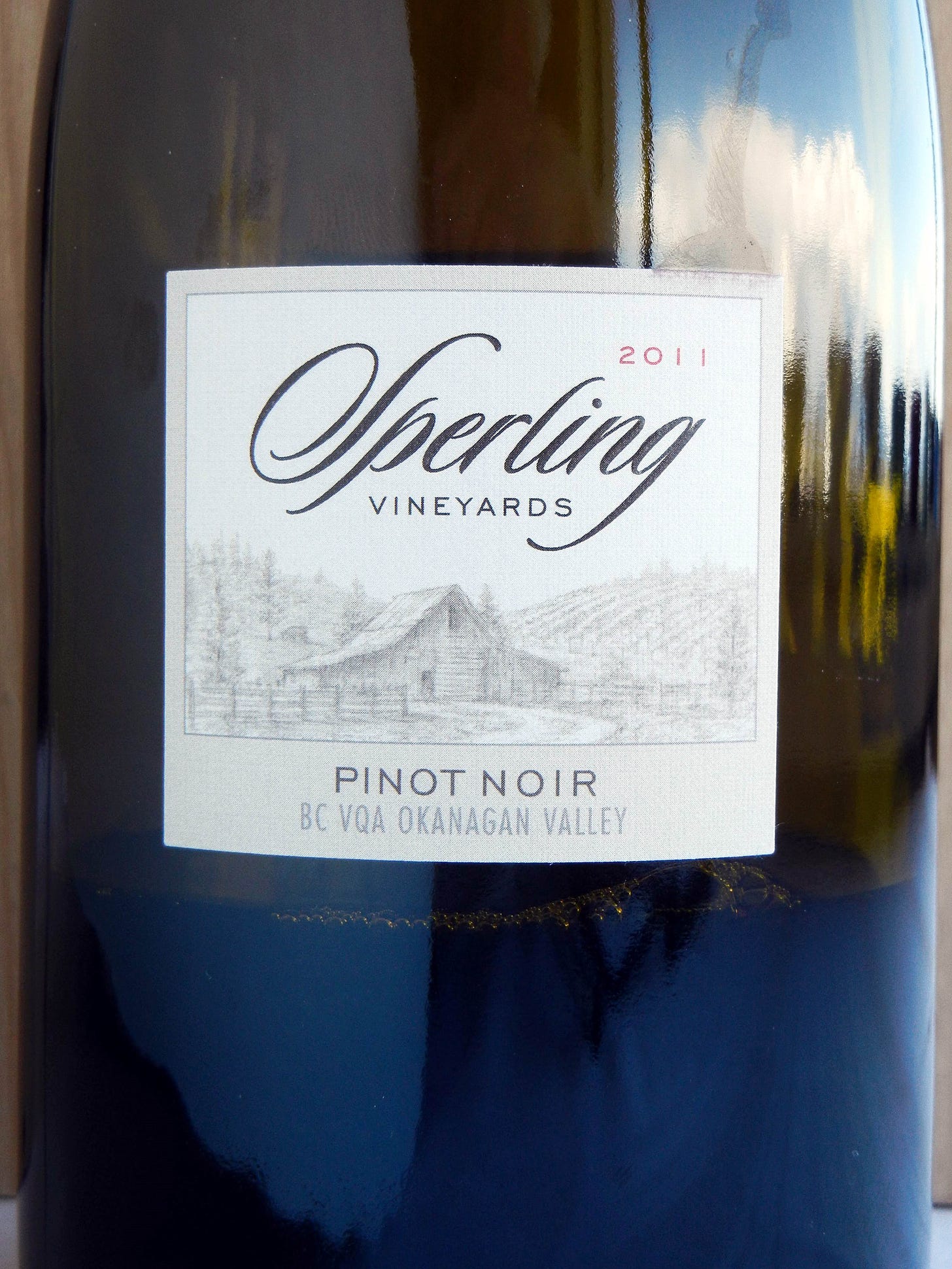 Sperling Pinot Noir 2011 Label - BC Pinot Noir Tasting Review 13