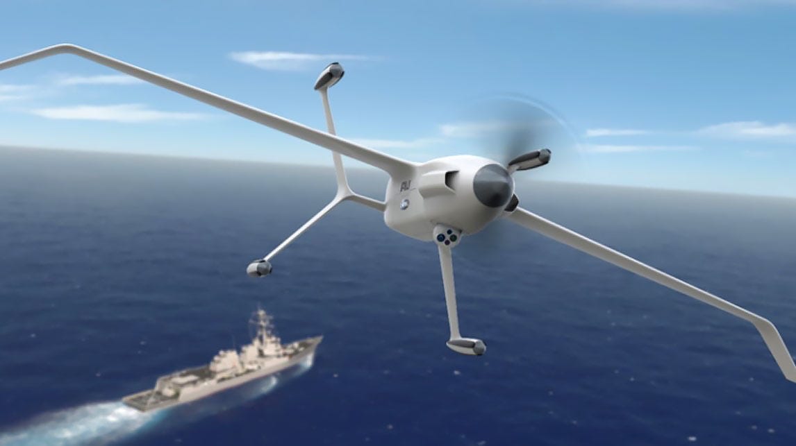 AeroVironment is one of six contenders being considered by Darpa. Above, the firm's Wildcat concept