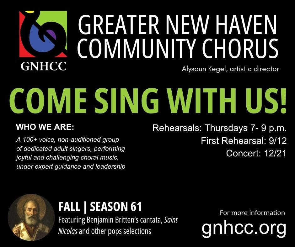 COME SING WITH US!