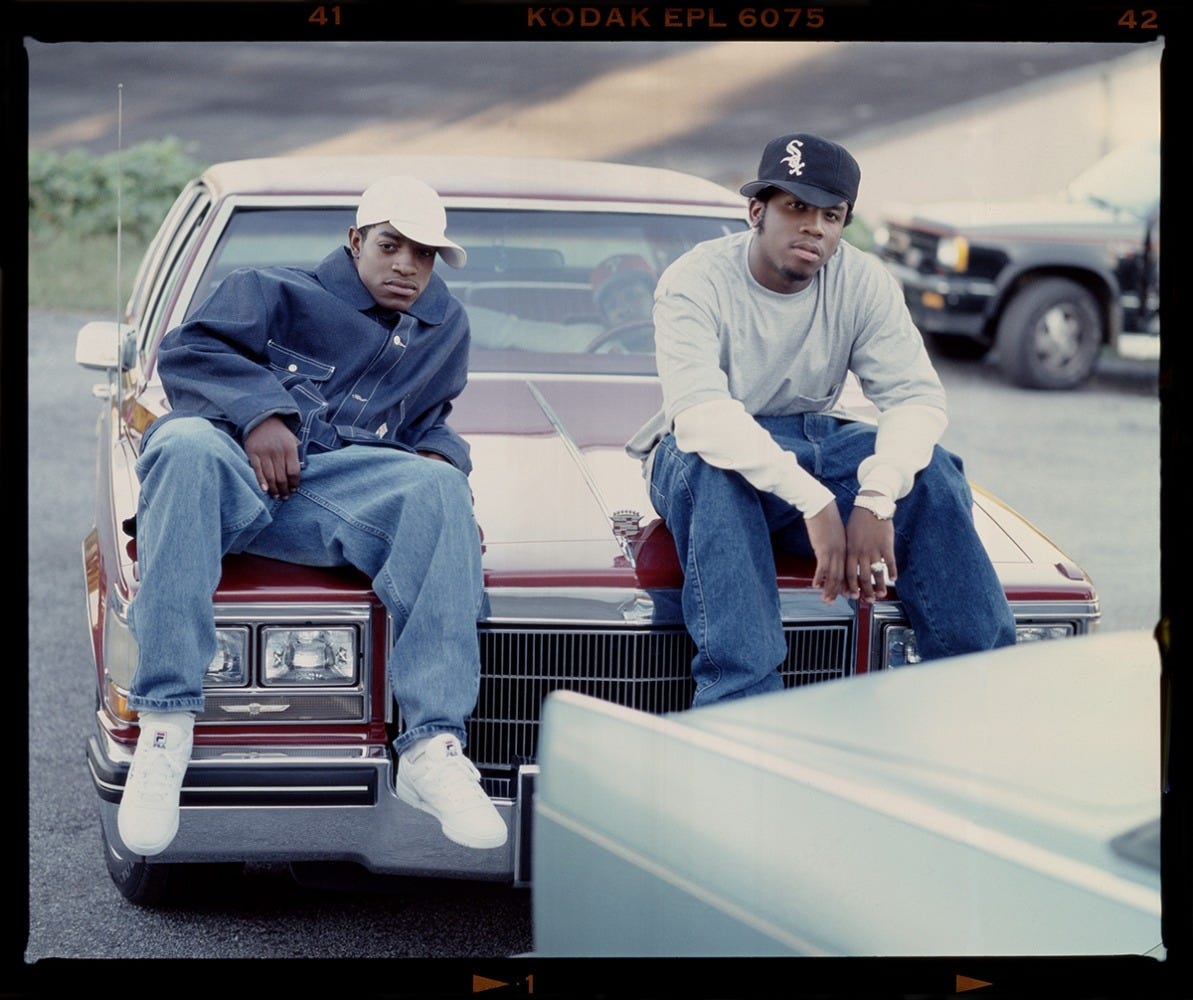 Oh Yeah Pop — Outkast, Big Boi and Andre 3000 in a Cadillac at...