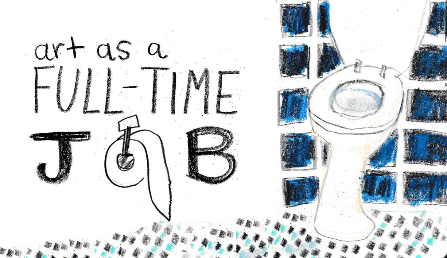 toilet illustration by Beth Spencer