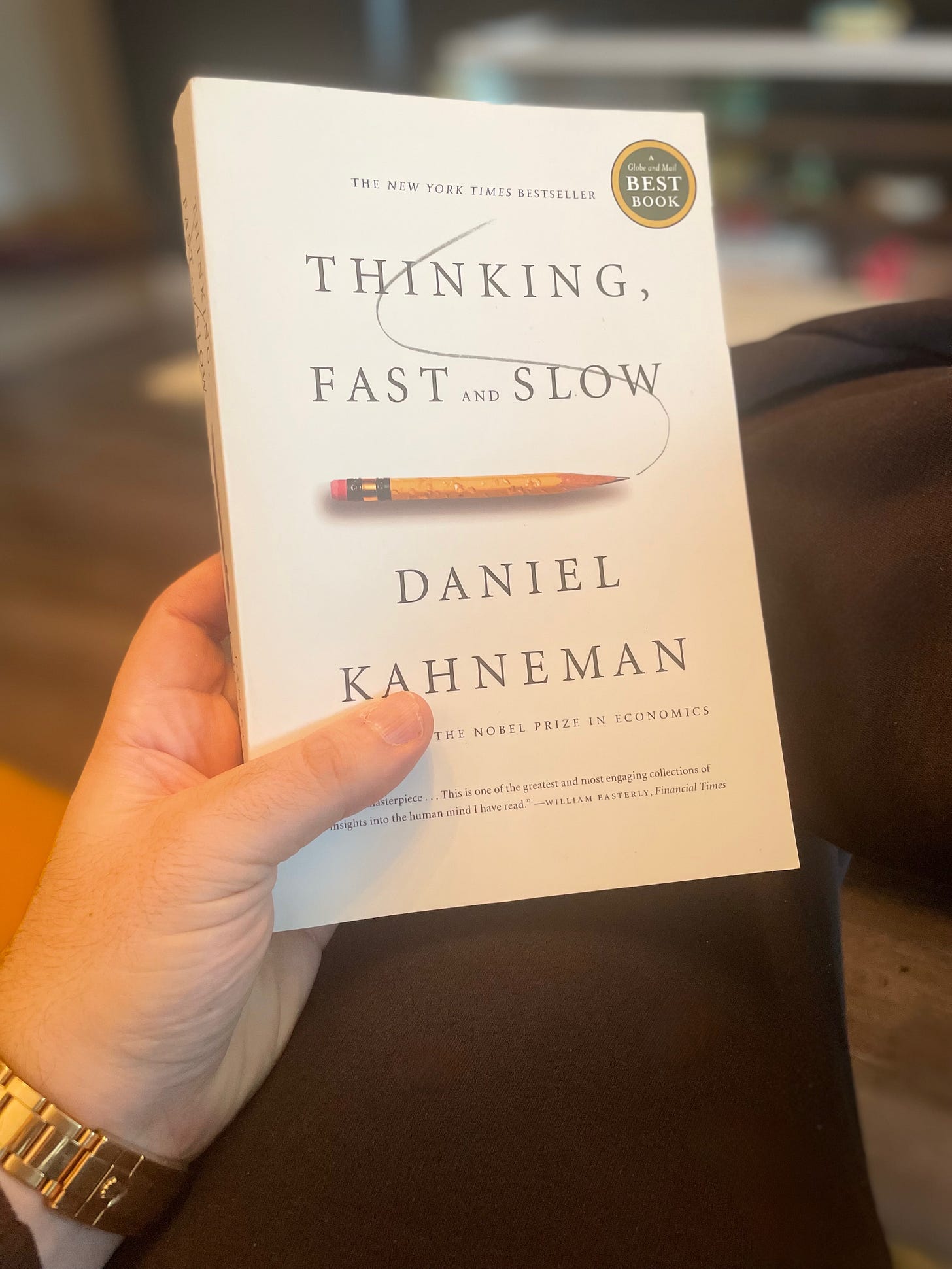 Thinking, Fast and Slow, a book that changed the way i think 