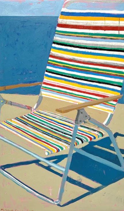 Mitchell Johnson Painting Art Striped Chair Augie 70x42.jpeg