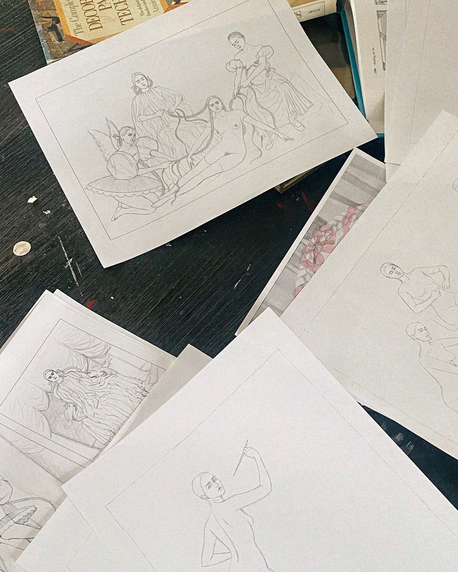  Jeanine Brito Studio sketches