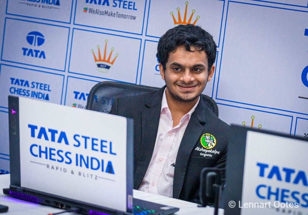 Tata Steel India 2022 Rapid R4-6: Unbeaten Nihal Sarin leaps to the pole  position - ChessBase India