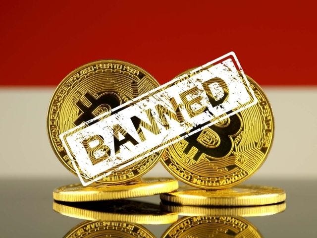 List of countries where cryptocurrency is banned