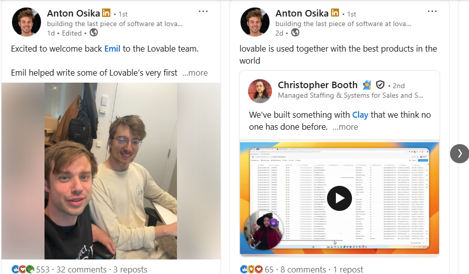 How Lovable used Linkedin to grow to 50M ARR