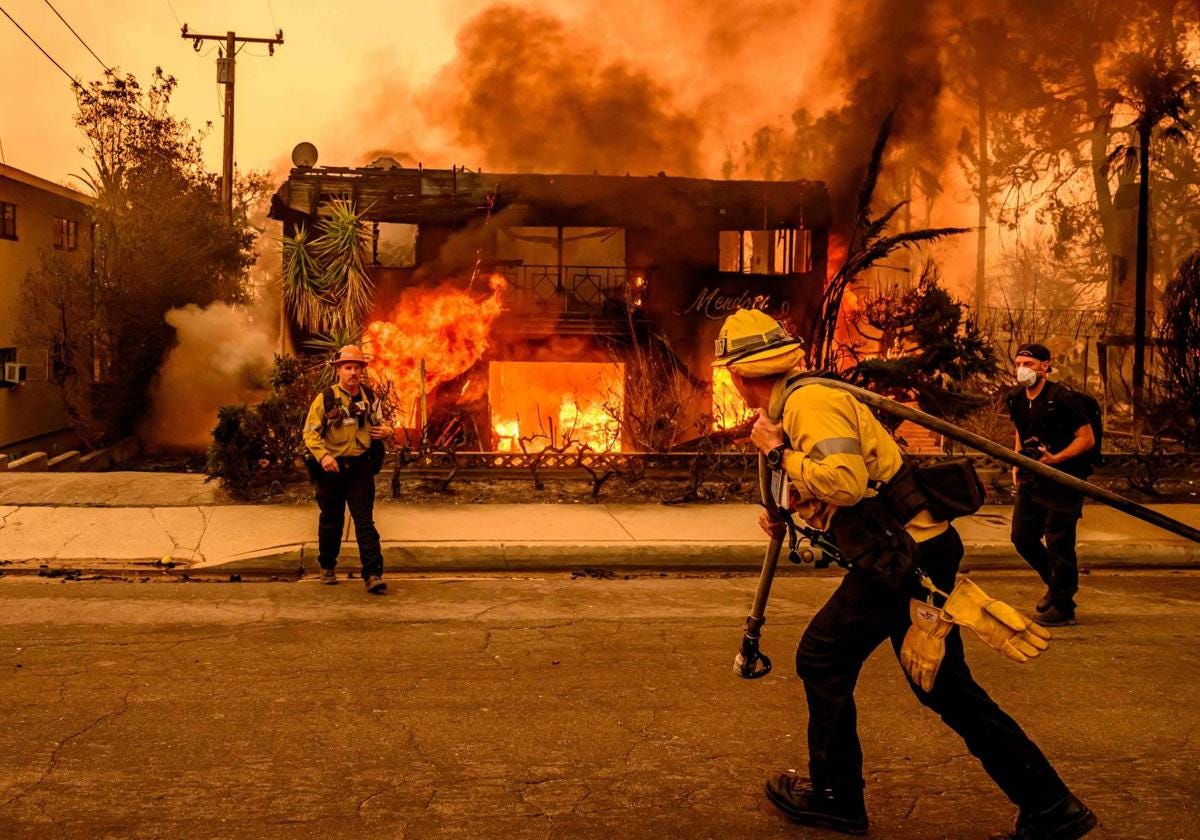 Pacific Palisades, Sunset y ahora West Hills: «Es como si hubiera mil  incendios a la vez» | El Correo