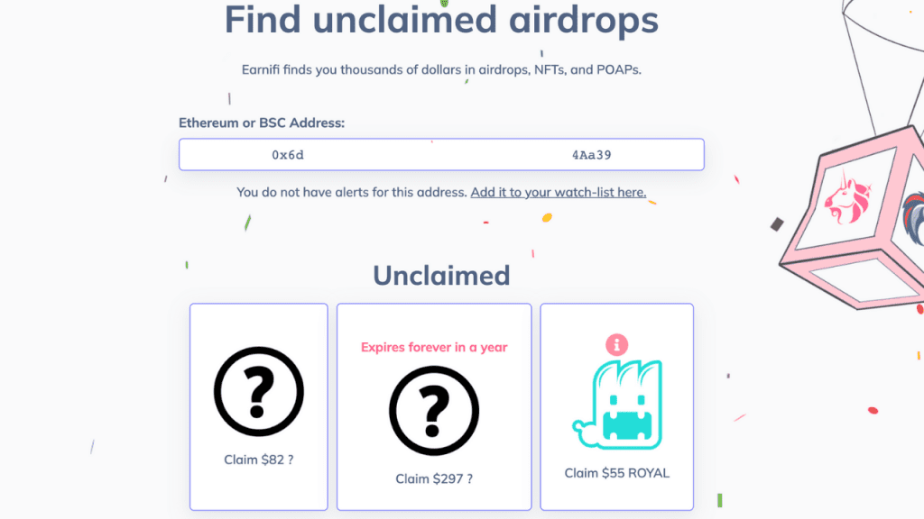 EarniFi Review: How to Find & Claim Crypto Airdrops in 2023