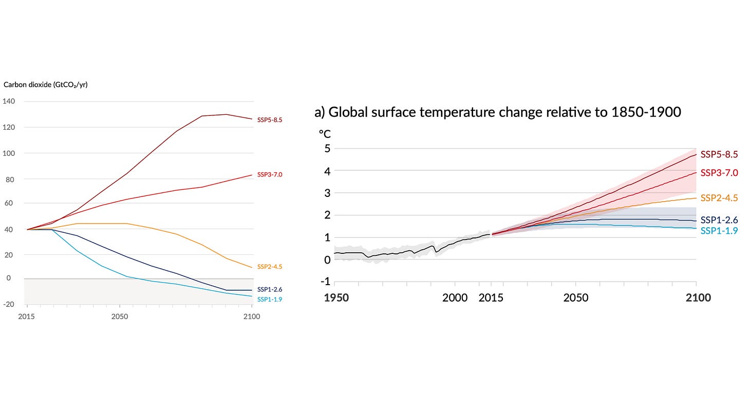 IPCC climate inertia