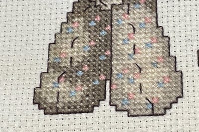 Birth Sampler: more lower left detail