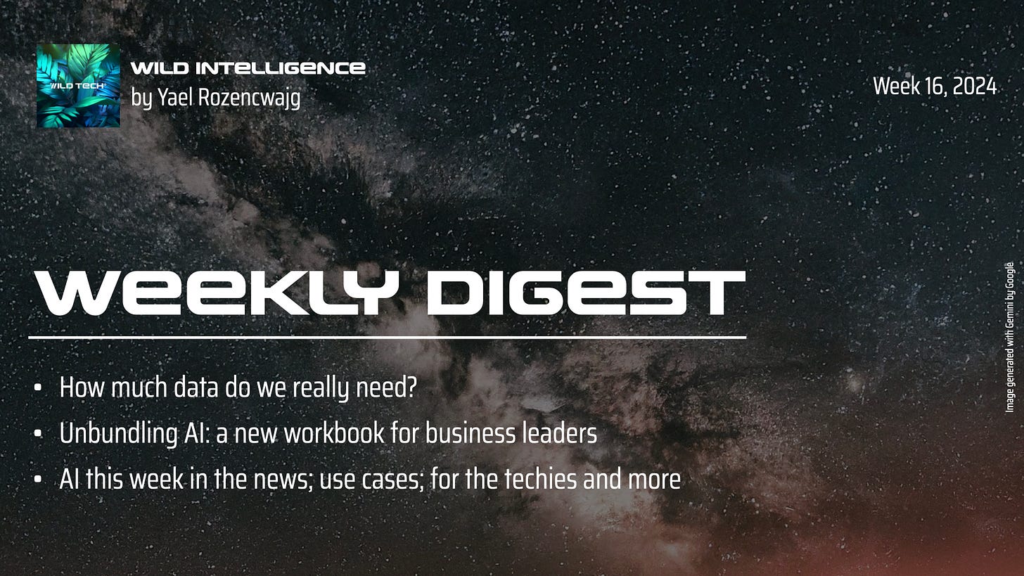 📨 Weekly digest: 16 2024 | How much data do we really need?