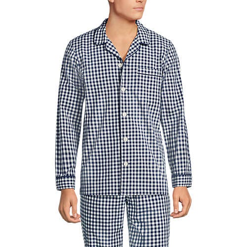 Men's Essential Pajama Shirt, Front