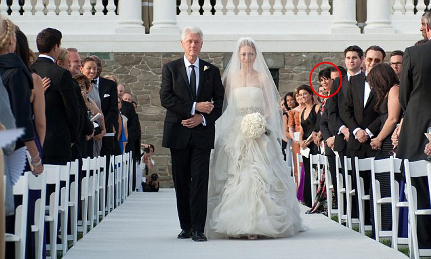 Bill Clinton pictured with Jeffrey Epstein's social fixer at Chelsea's  wedding | Daily Mail Online